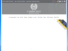 Tablet Screenshot of carbisbayhotel.co.uk